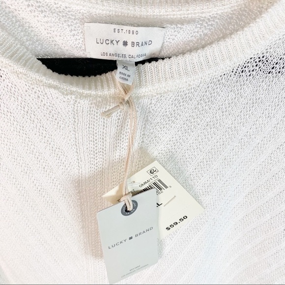 Lucky Brand Womens Side Tie Pullover Sweater, X-LARGE - Picture 7 of 10